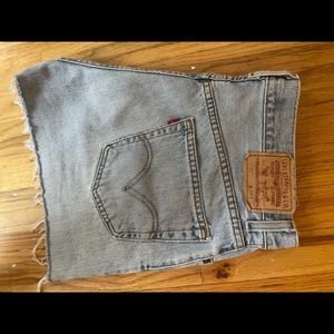 505 levi cutoff shorts
